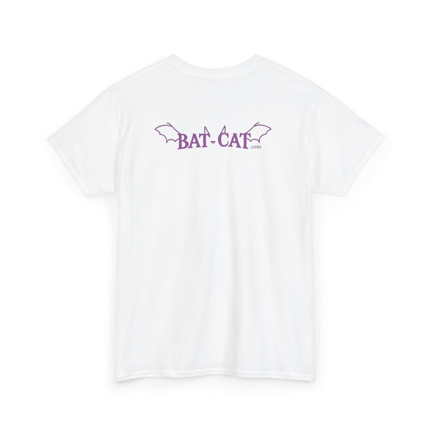 Yin Yang bat-cat Unisex heavy Cotton Tee