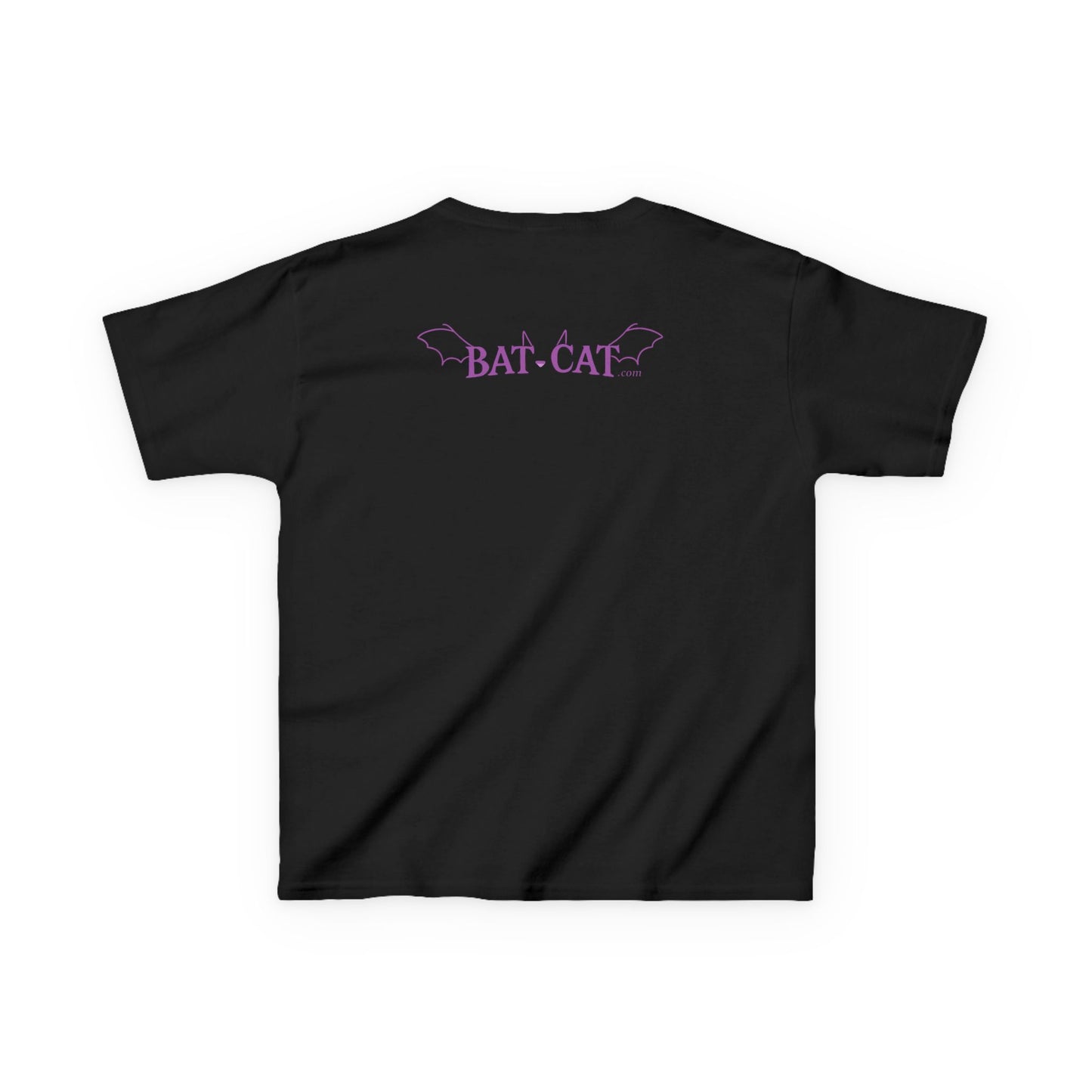 Green bat-cat Kids Cotton Tee