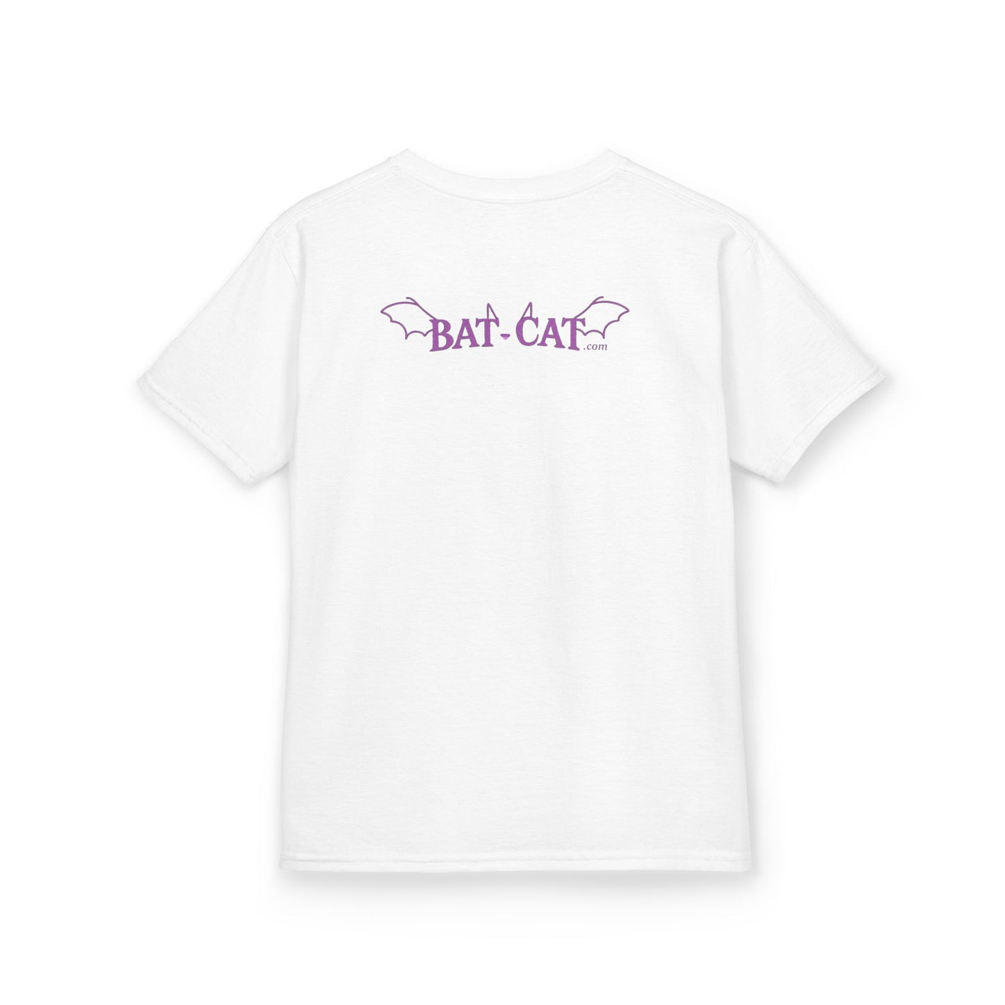 Green bat-cat Kids Cotton Tee