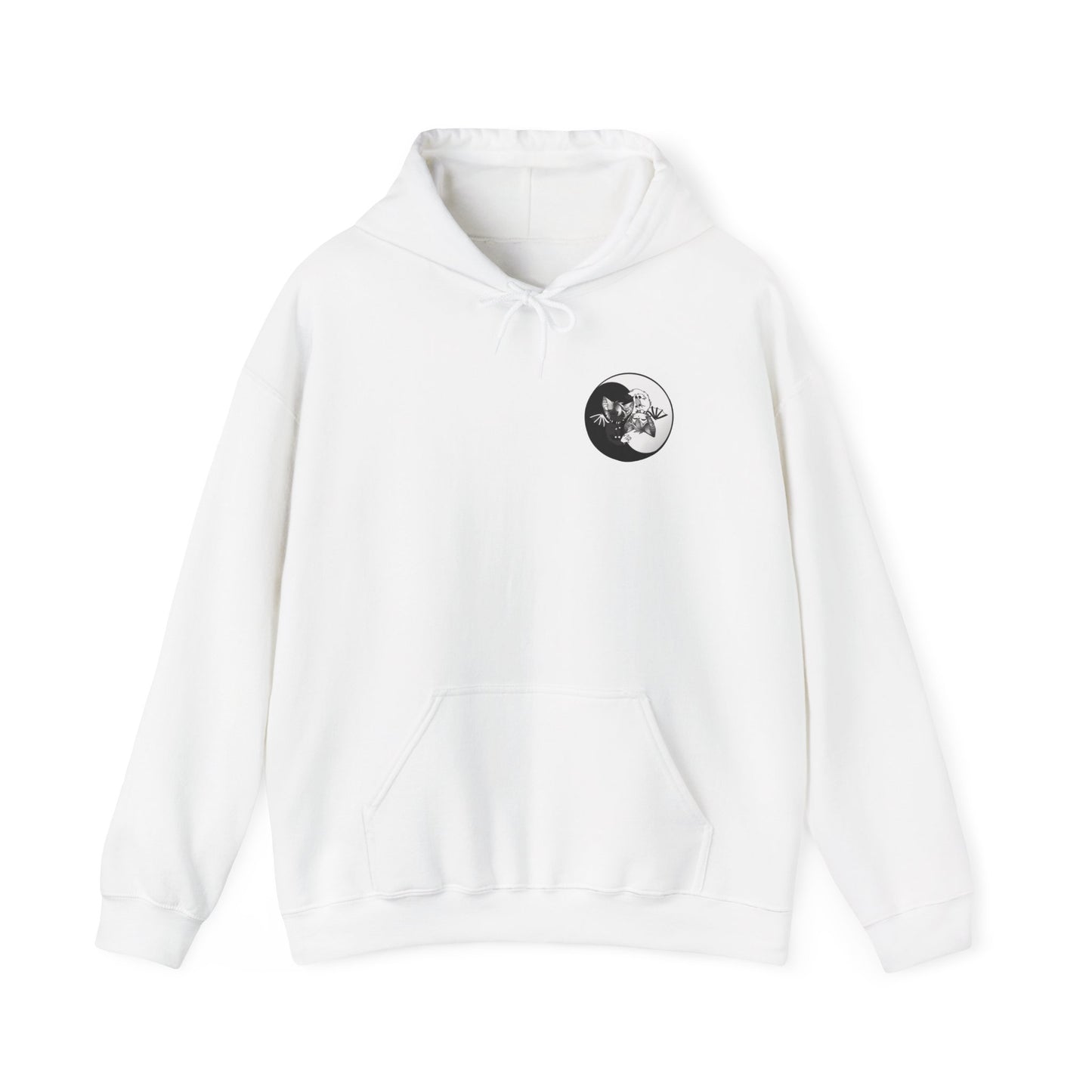 Yin Yang bat-cat Unisex Hooded Sweatshirt