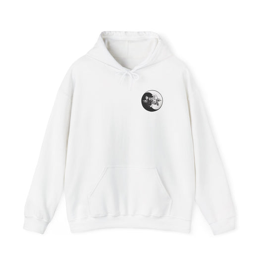 Yin Yang bat-cat Unisex Hooded Sweatshirt