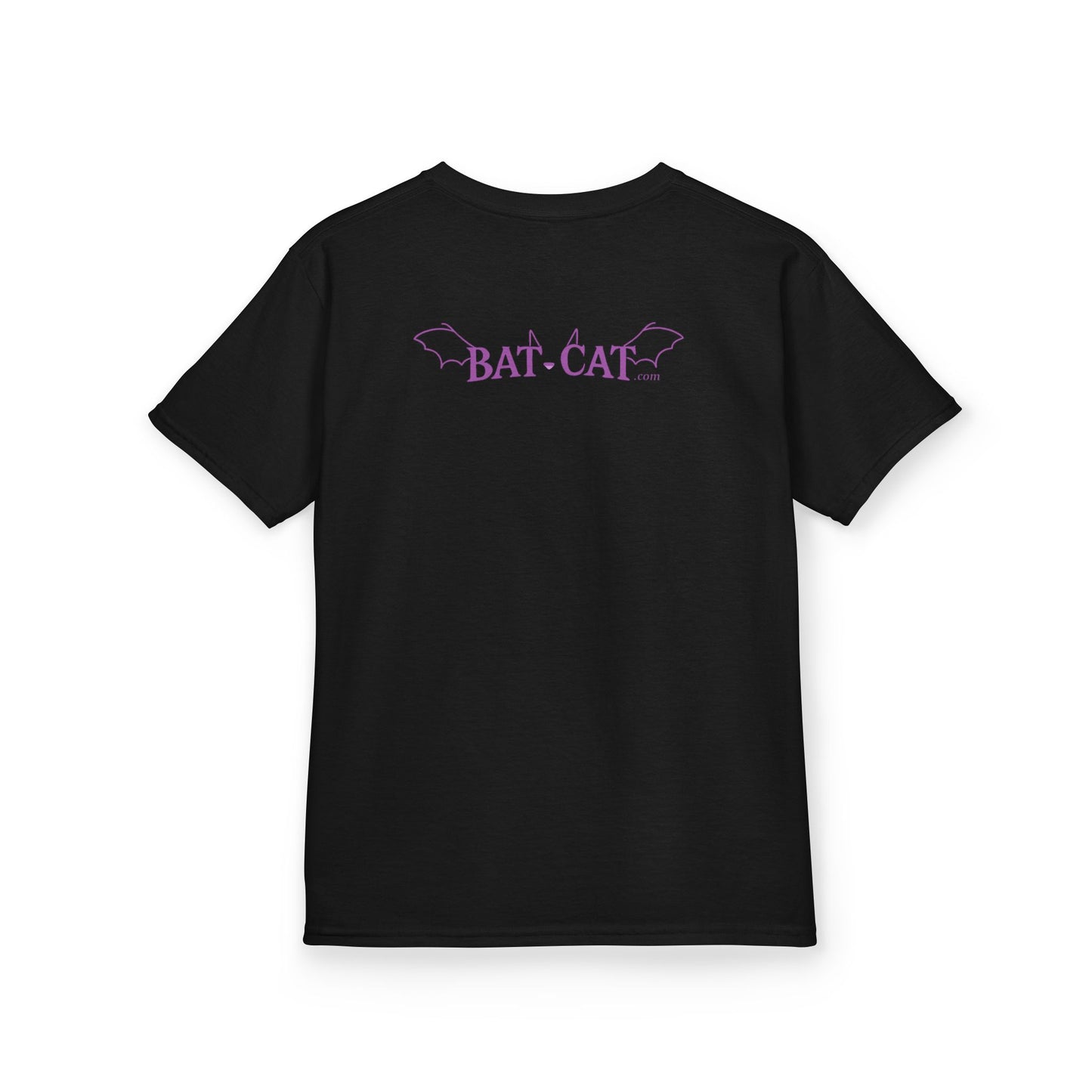 Green bat-cat Kids Cotton Tee