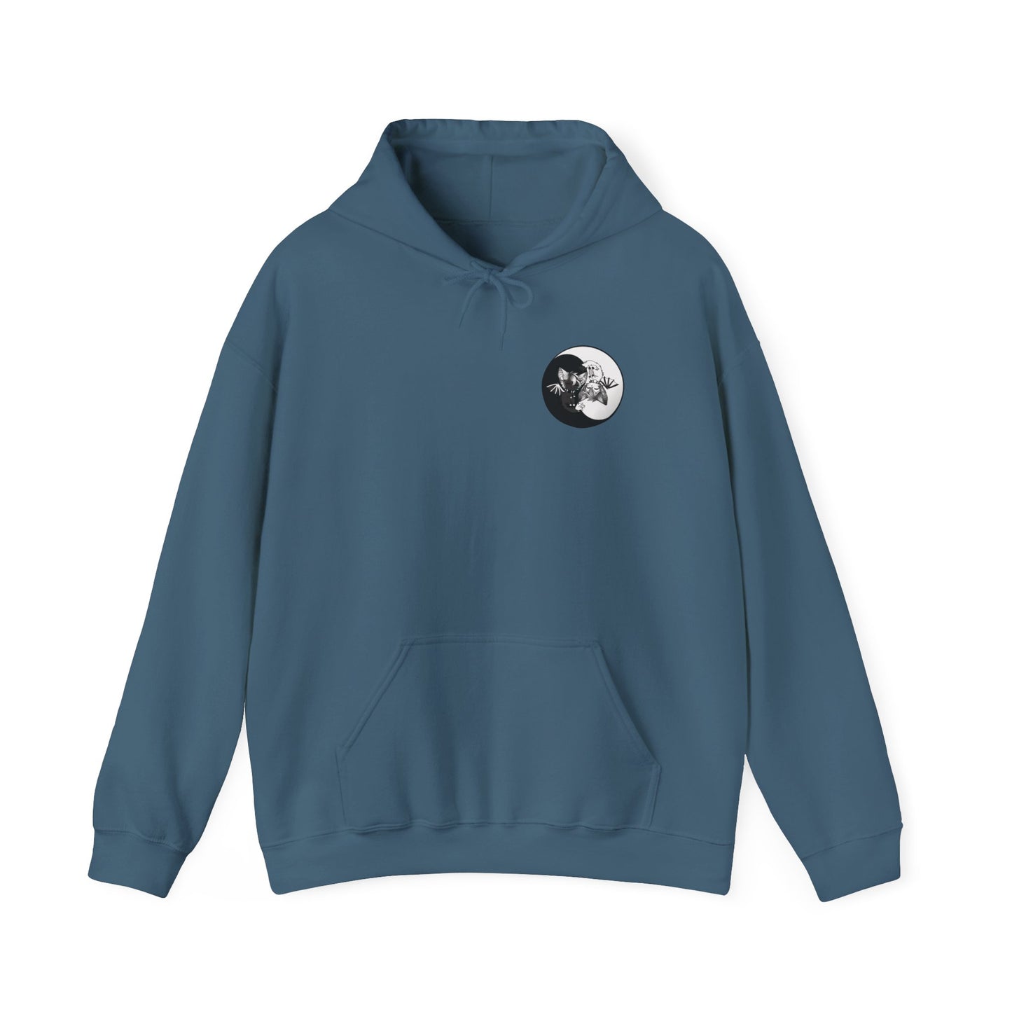 Yin Yang bat-cat Unisex Hooded Sweatshirt