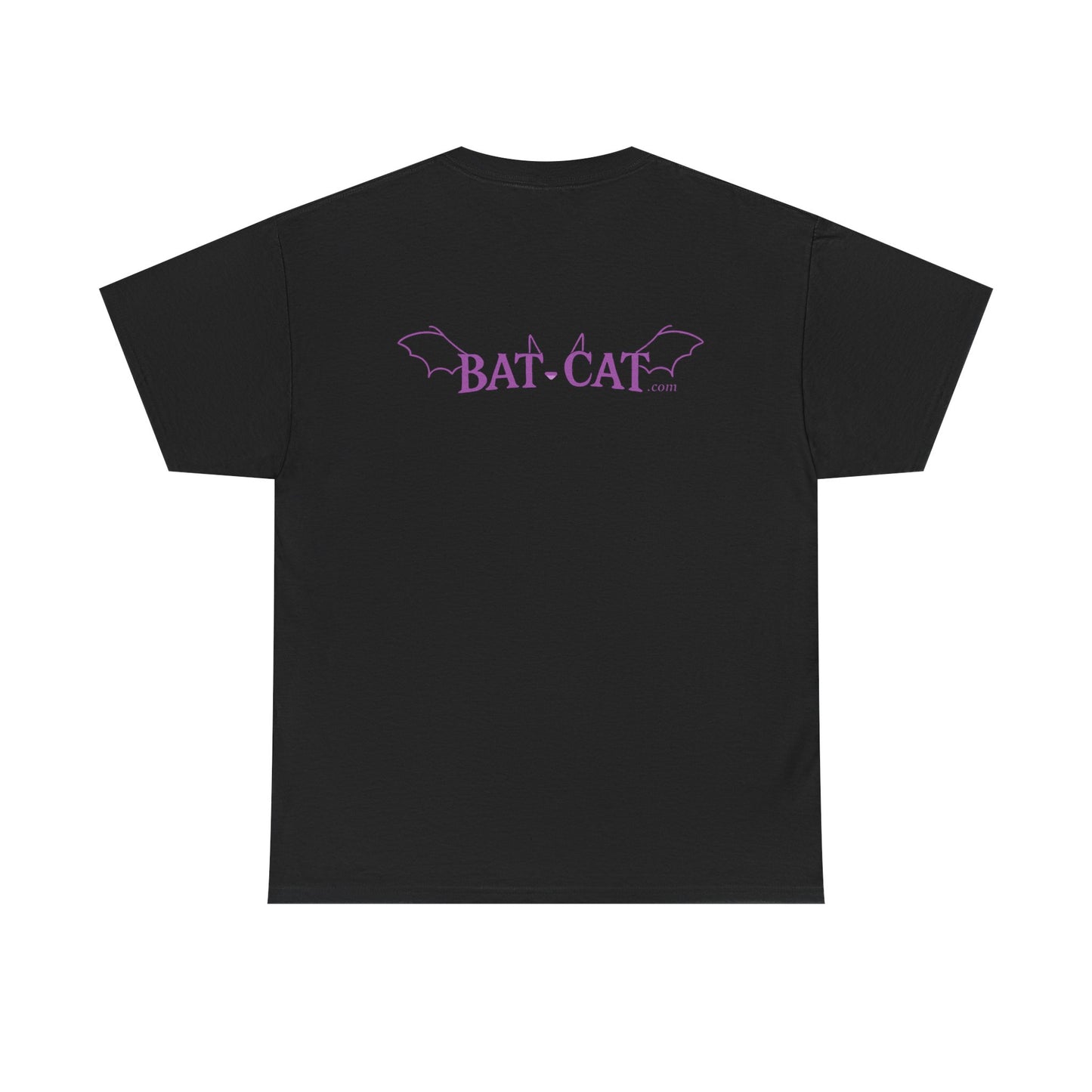 Green bat-cat Unisex Cotton Tee