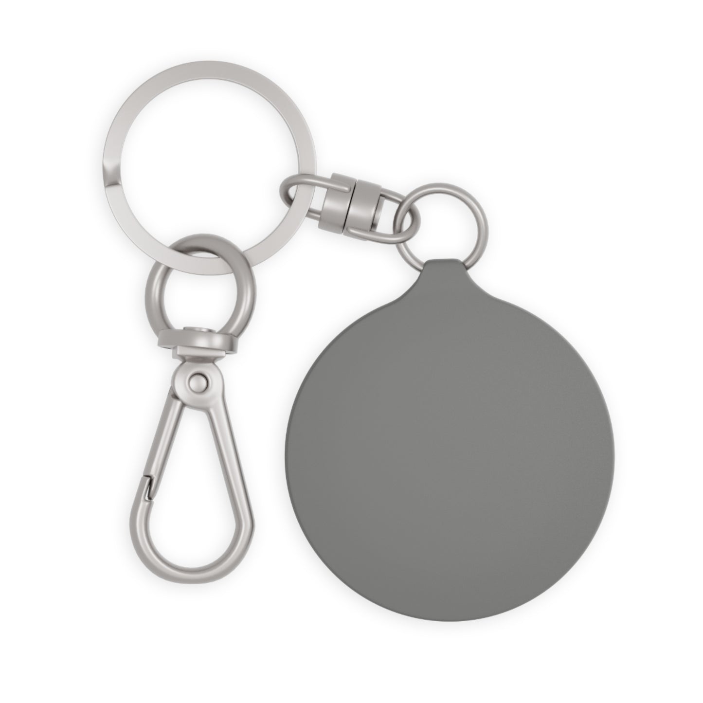Purple Bat-cat keychain/keyring